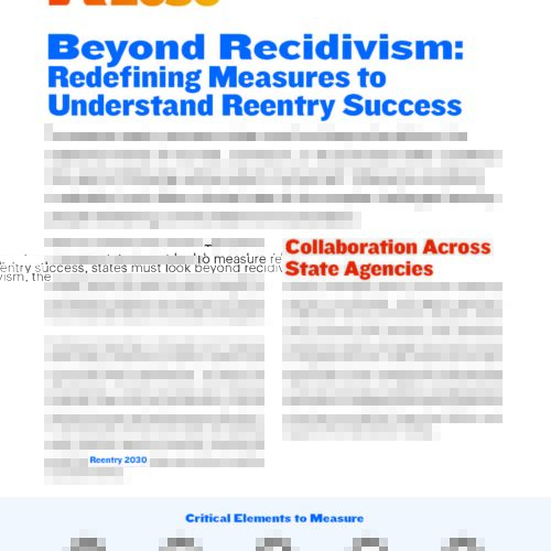 Image for Beyond Recidivism: 5 Measures Every State Should Track to Improve Reentry